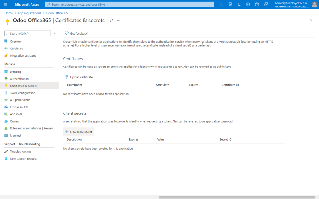 Azure Client Secret
